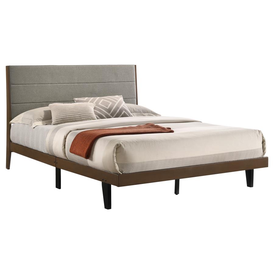 Mays Grey Queen Bed - furniture place usa