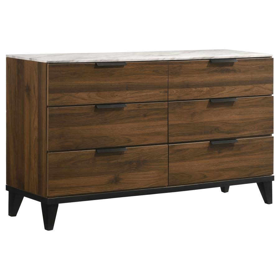 Mays Brown Dresser - furniture place usa