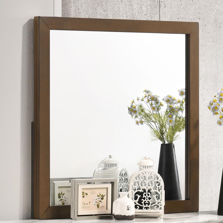 Mays Brown Dresser Mirror - furniture place usa