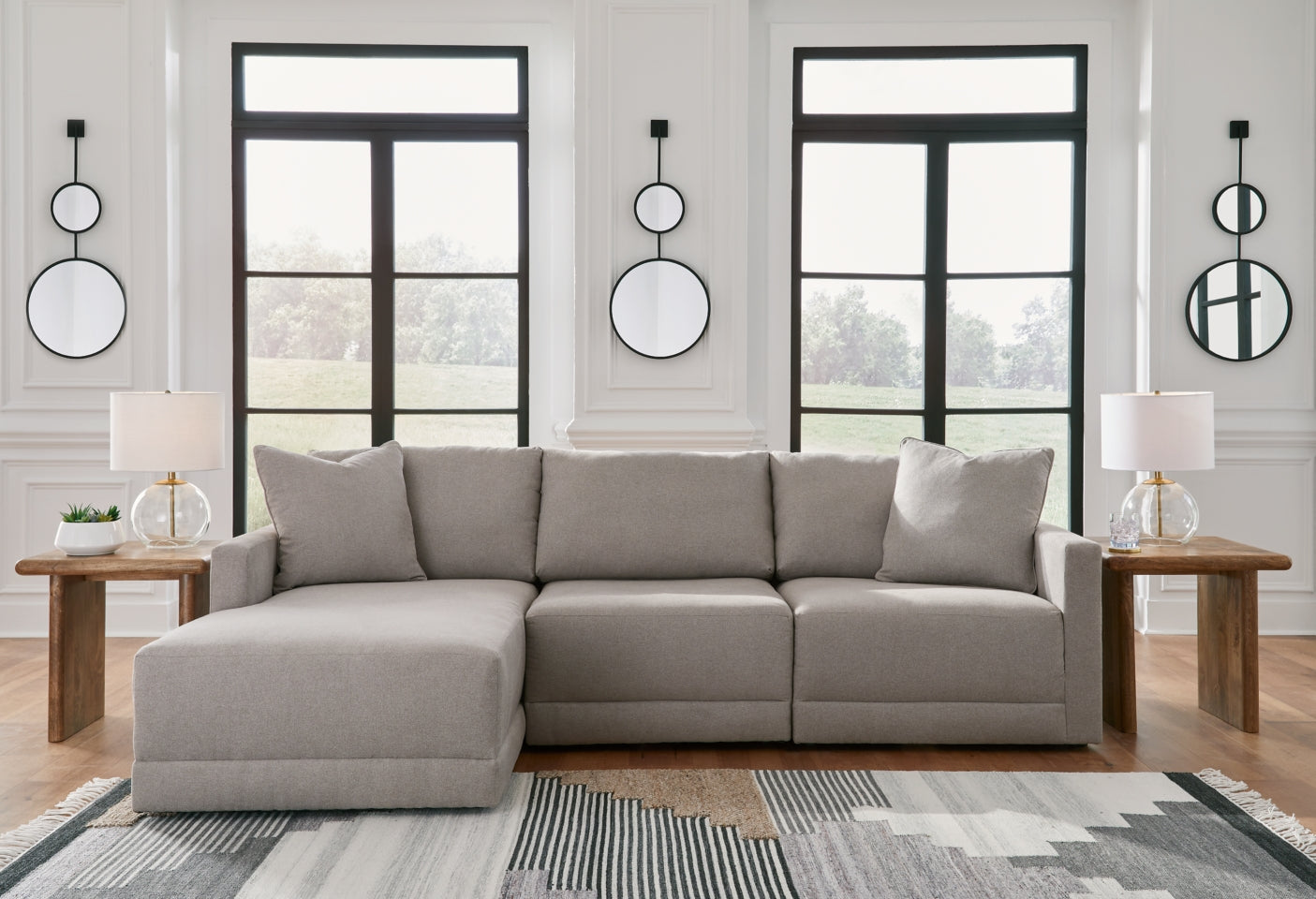 Katany 6-Piece Sectional with Ottoman - PKG014516 - furniture place usa