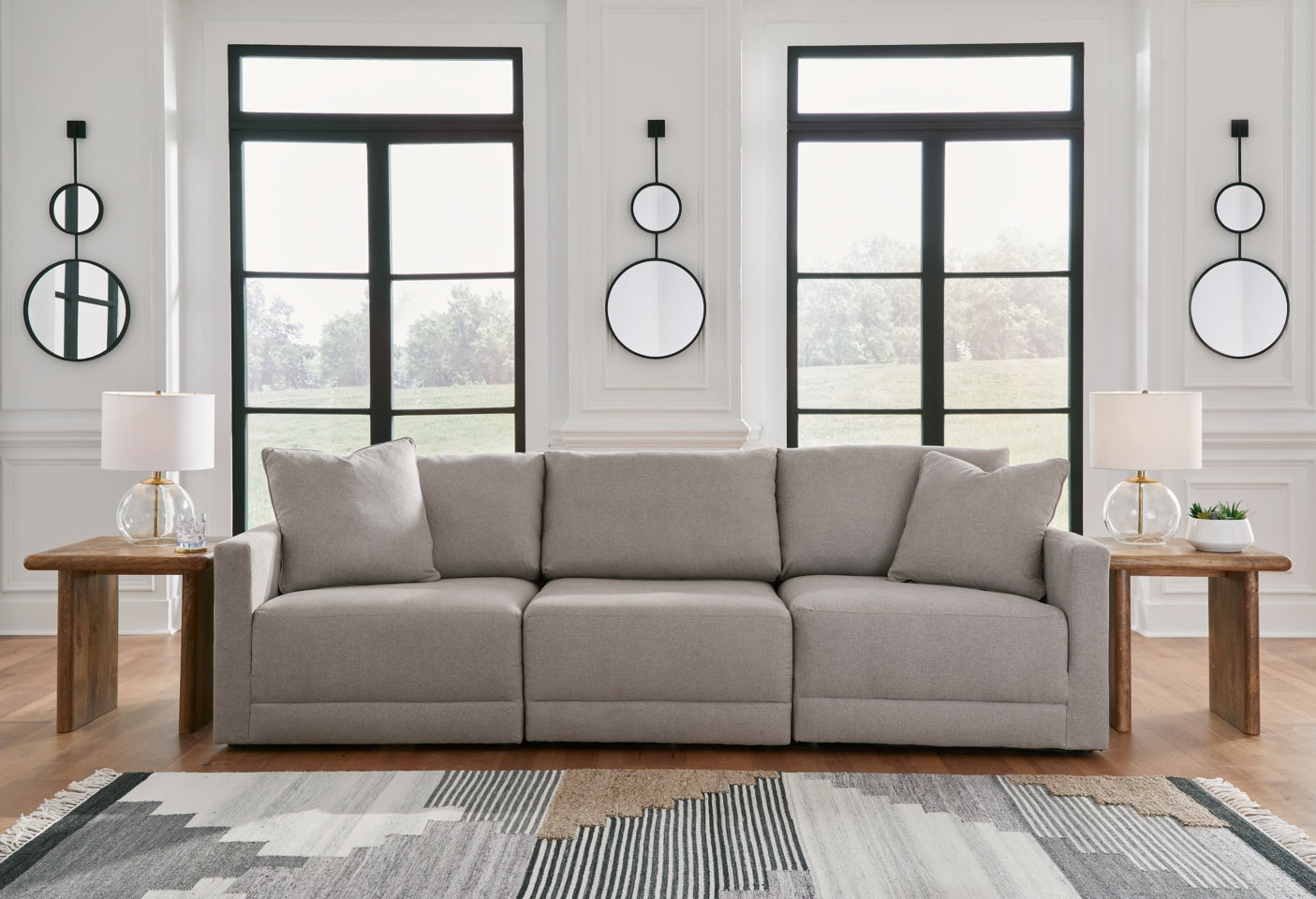 Katany 5-Piece Sectional with Ottoman - furniture place usa