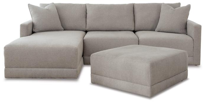 Katany 3-Piece Sectional with Ottoman - PKG014513 - furniture place usa