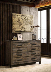 Woodmont Brown Dresser - furniture place usa