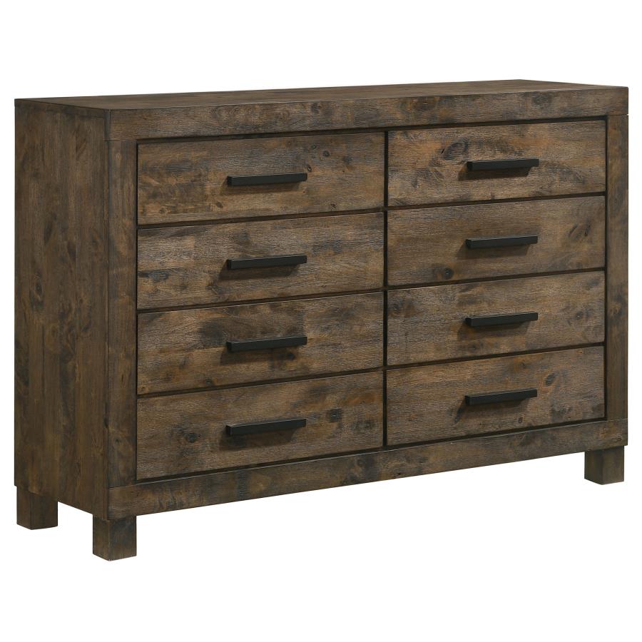 Woodmont Brown Dresser - furniture place usa