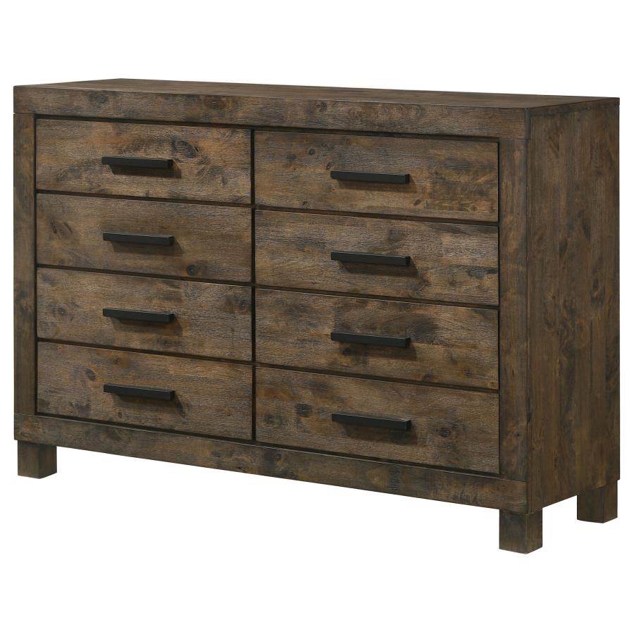 Woodmont Brown Dresser - furniture place usa