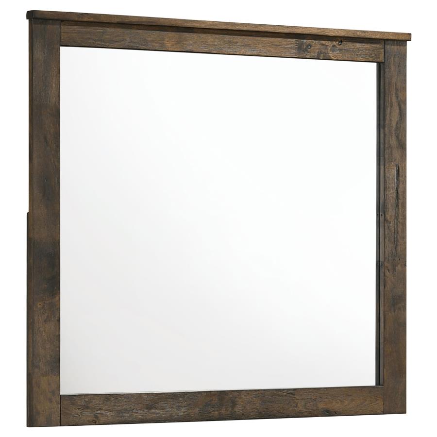 Woodmont Brown Dresser Mirror - furniture place usa