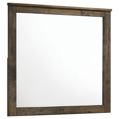 Woodmont Brown Dresser Mirror - furniture place usa