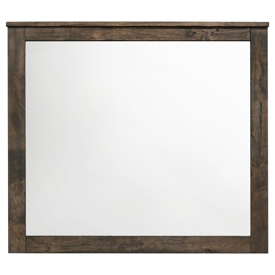 Woodmont Brown Dresser Mirror - furniture place usa