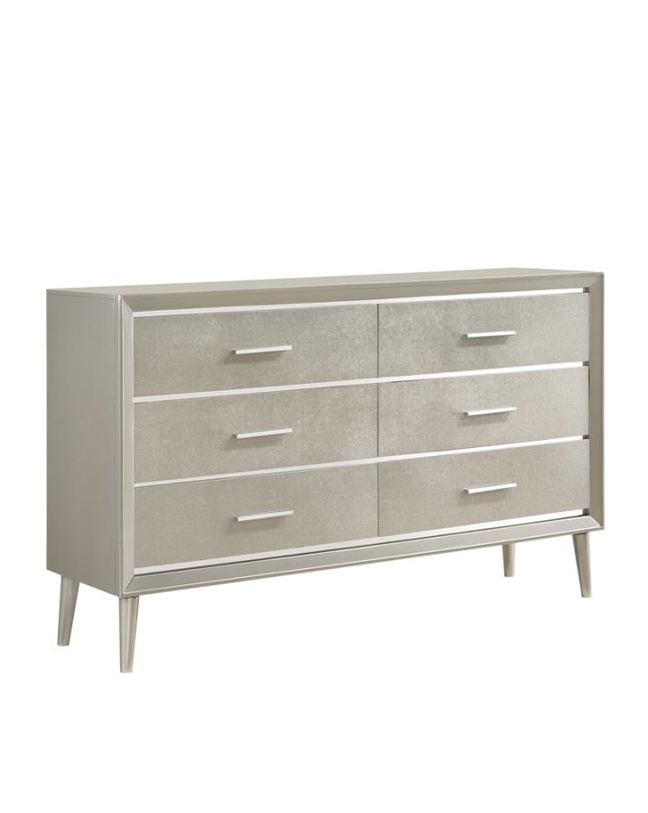 Ramon Silver Dresser - furniture place usa