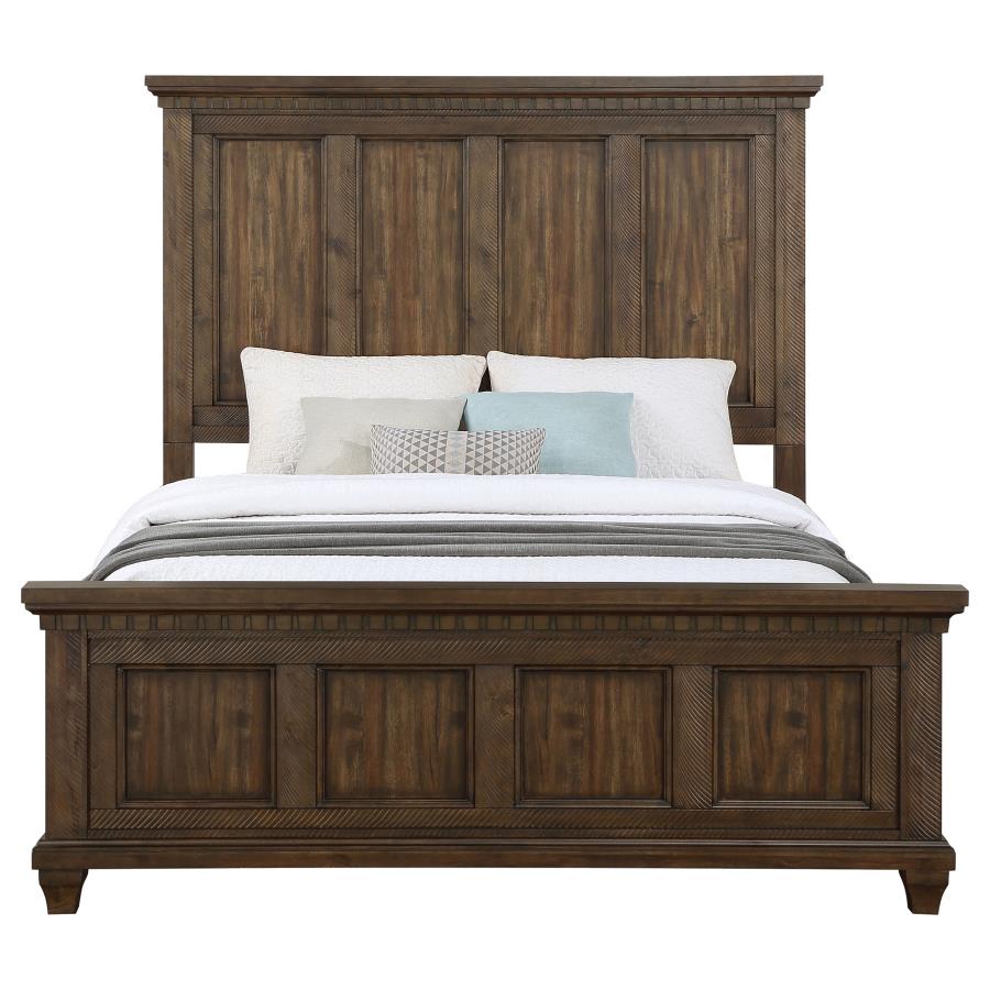 Bennington Brown Queen Bed - furniture place usa