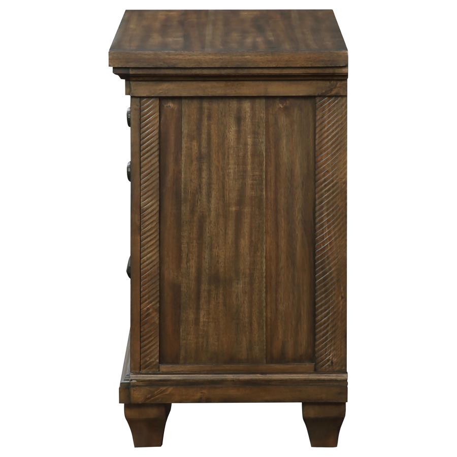 Bennington Brown Nightstand - furniture place usa