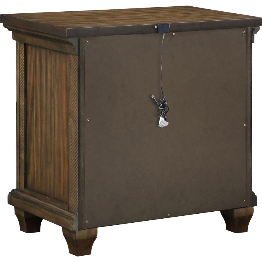 Bennington Brown Nightstand - furniture place usa