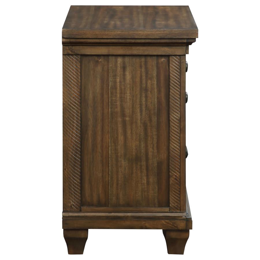 Bennington Brown Nightstand - furniture place usa