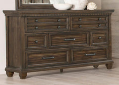 Bennington Brown Dresser - furniture place usa