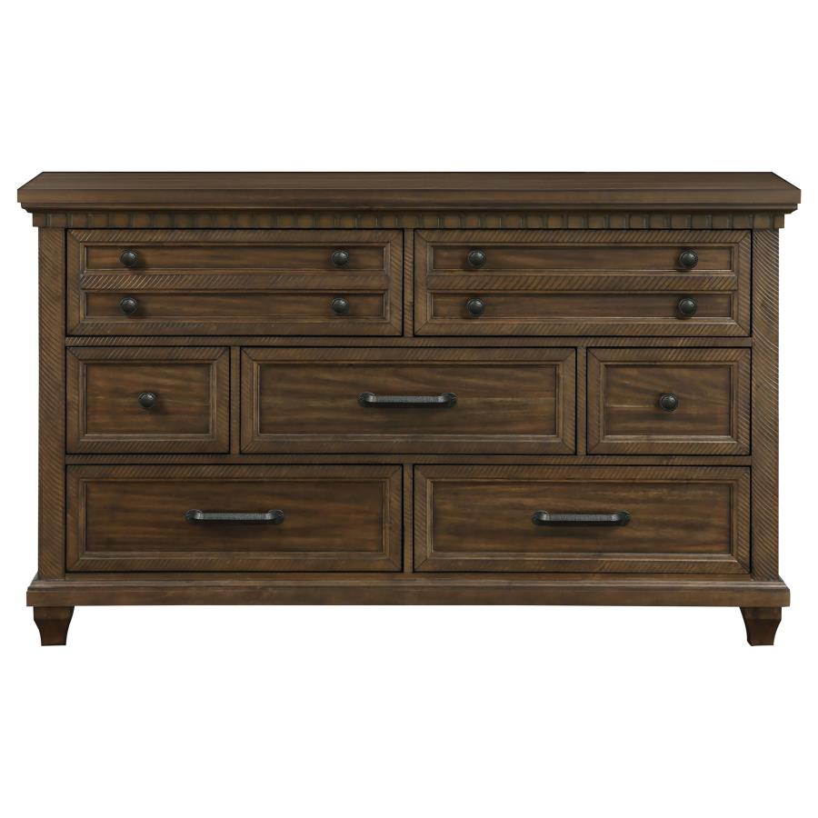 Bennington Brown Dresser - furniture place usa