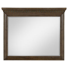 Bennington Brown Dresser Mirror - furniture place usa