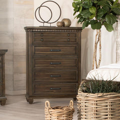 Bennington Brown Chest - furniture place usa