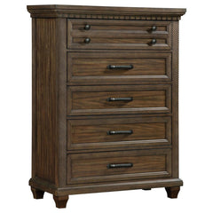 Bennington Brown Chest - furniture place usa