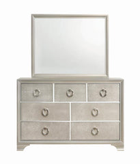 Salford Silver Dresser Mirror - furniture place usa