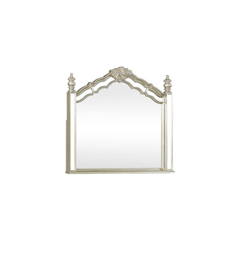 Heidi Silver Dresser Mirror - furniture place usa