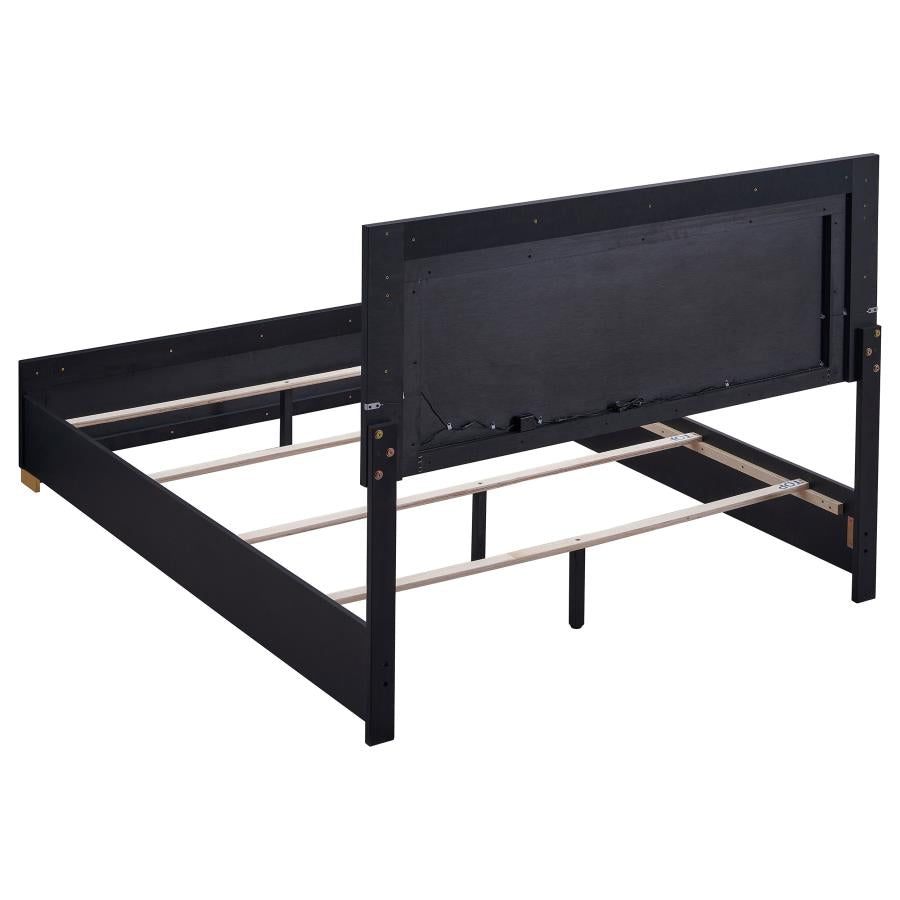 Marceline Black Full Bed - furniture place usa