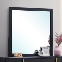 Marceline Black Dresser Mirror - furniture place usa