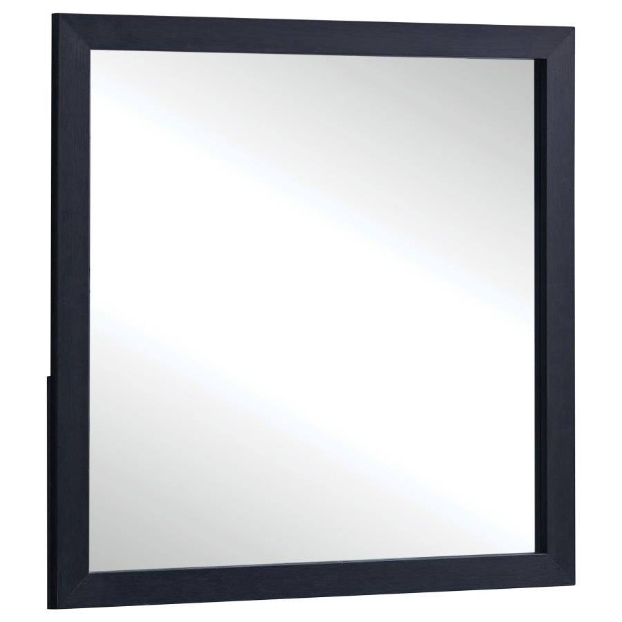 Marceline Black Dresser Mirror - furniture place usa