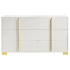 Marceline White Dresser - furniture place usa