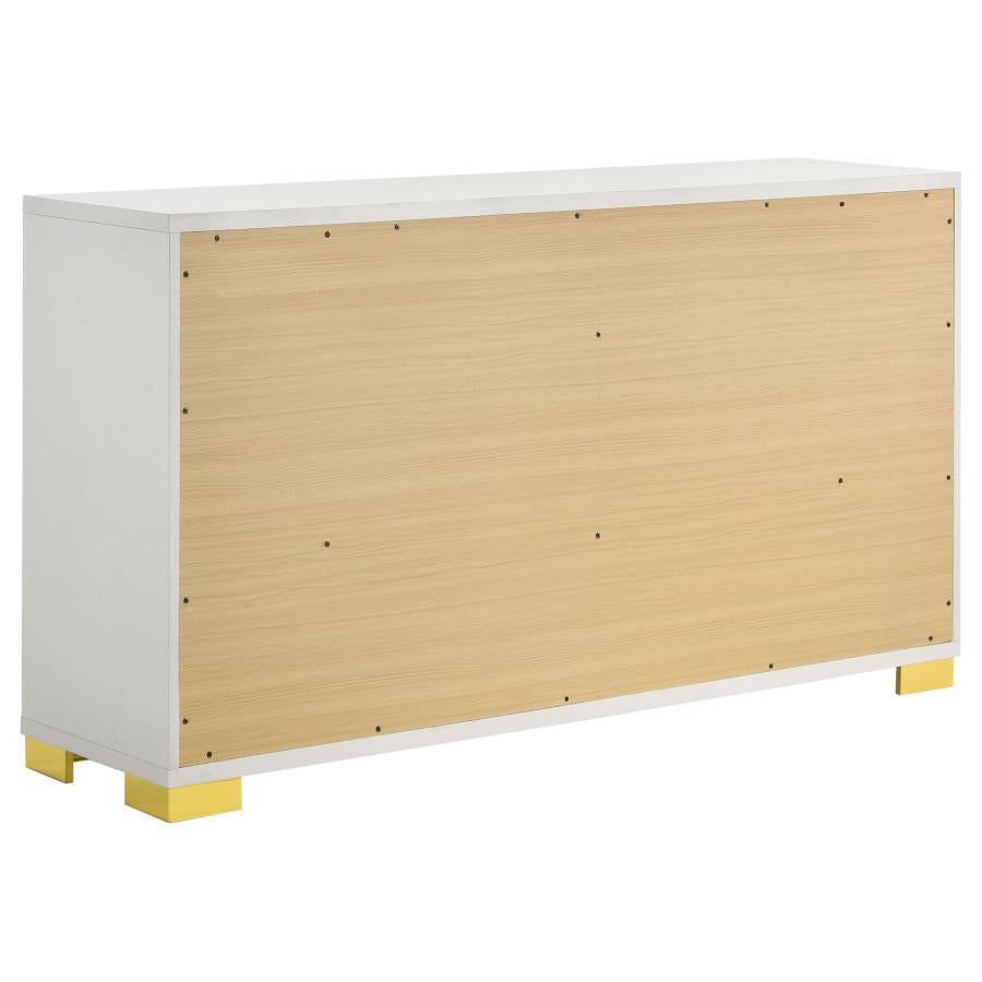 Marceline White Dresser - furniture place usa