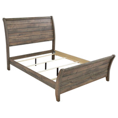 Frederick Brown Eastern King Bed 5 Pc Set - furniture place usa