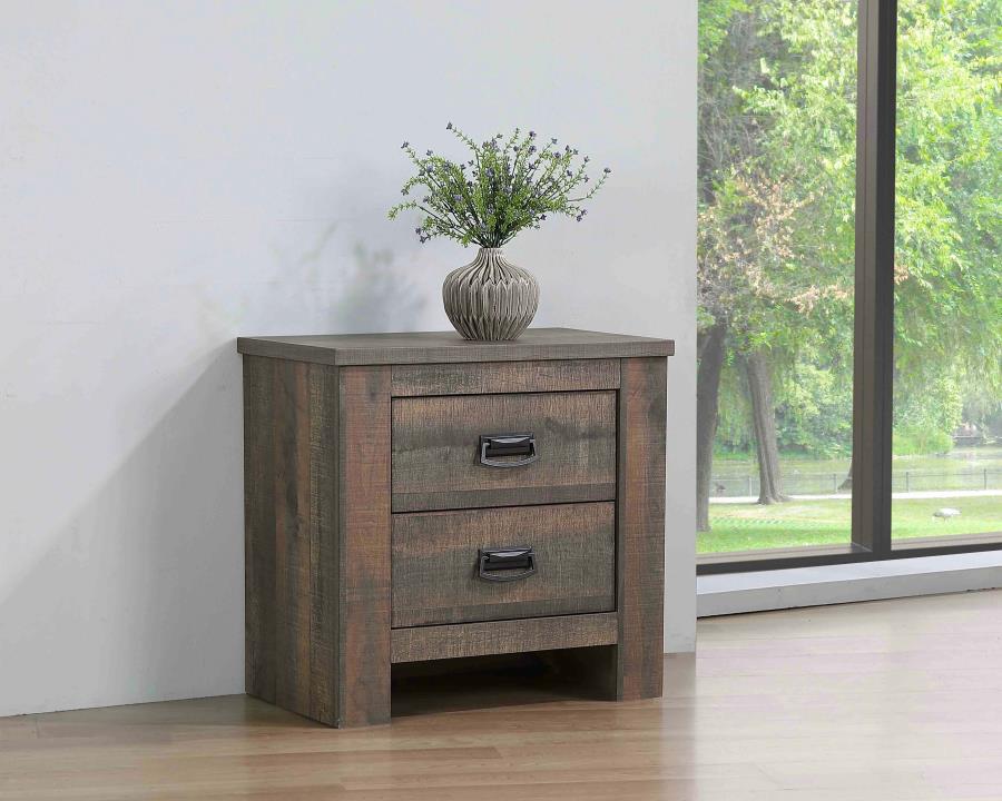 Frederick Brown Nightstand - furniture place usa