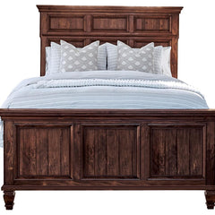 Avenue Brown Eastern King Bed - furniture place usa