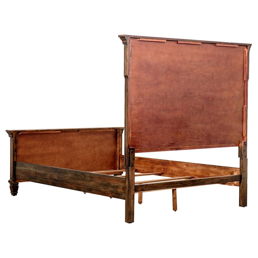 Avenue Brown Eastern King Bed - furniture place usa