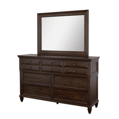 Avenue Brown Dresser Mirror - furniture place usa