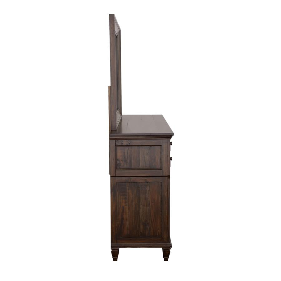 Avenue Brown Dresser Mirror - furniture place usa