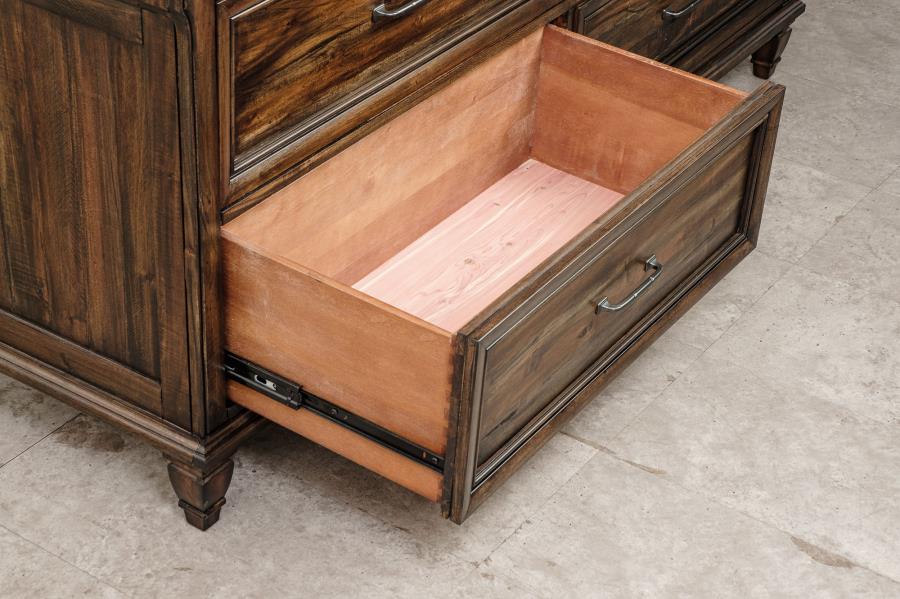 Avenue Brown Chest - furniture place usa