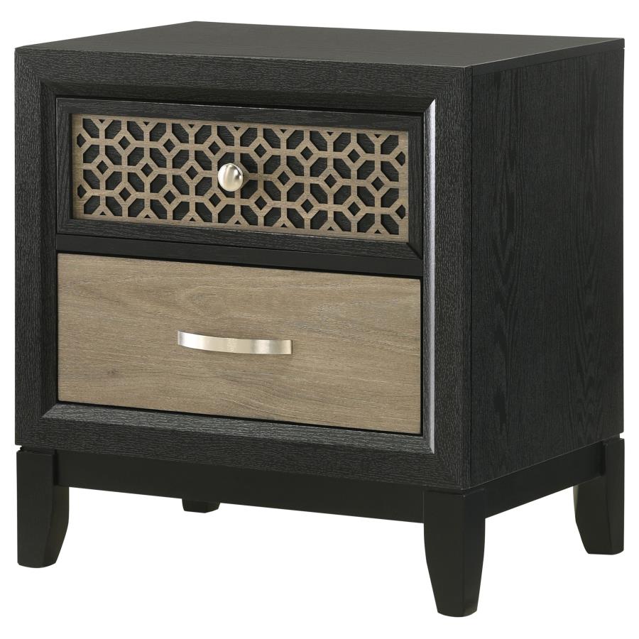 Valencia Brown Nightstand - furniture place usa