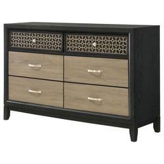 Valencia Brown Dresser - furniture place usa