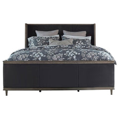 Alderwood Grey Eastern King Bed - furniture place usa