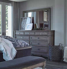 Alderwood Grey Dresser - furniture place usa