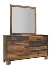 Sidney Brown Dresser Mirror - furniture place usa