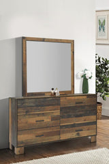 Sidney Brown Dresser Mirror - furniture place usa