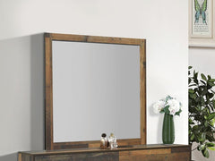 Sidney Brown Dresser Mirror - furniture place usa