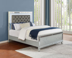 Gunnison Silver California King Bed - furniture place usa