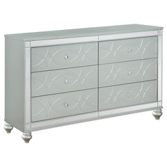 Gunnison Silver Dresser - furniture place usa