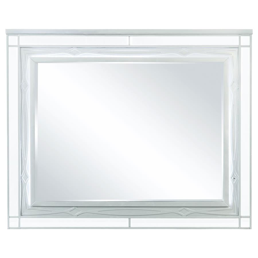 Gunnison Silver Dresser Mirror - furniture place usa