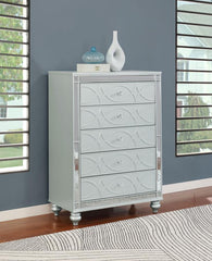 Gunnison Silver Chest - furniture place usa