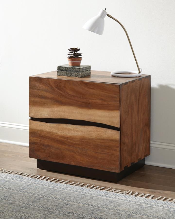 Winslow Brown Nightstand - furniture place usa