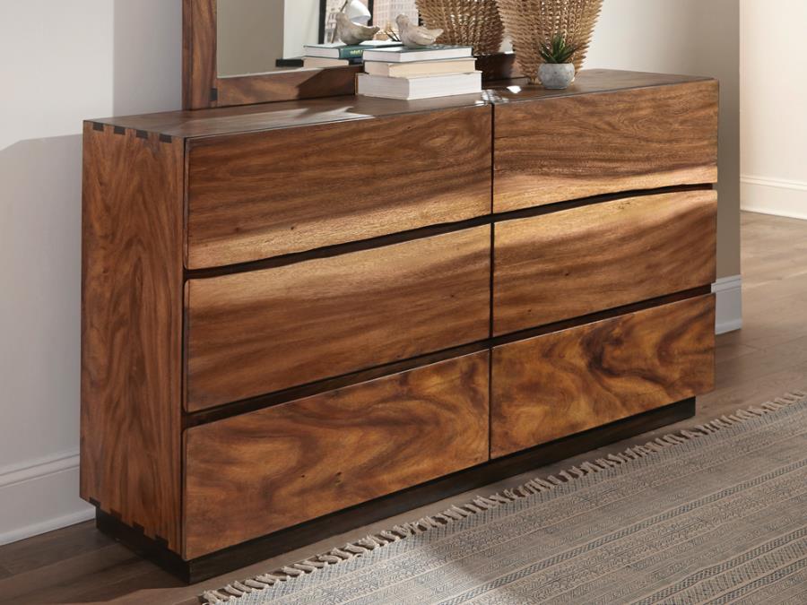 Winslow Brown Dresser - furniture place usa