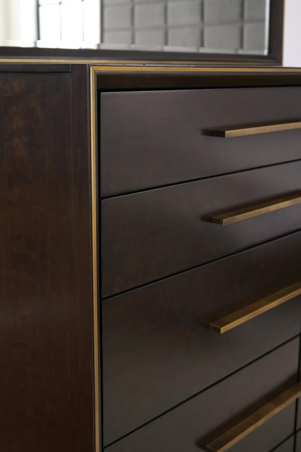 Durango Brown Dresser - furniture place usa